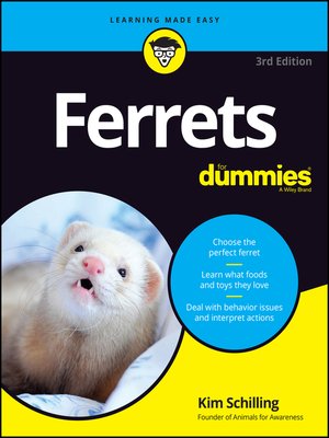 cover image of Ferrets For Dummies